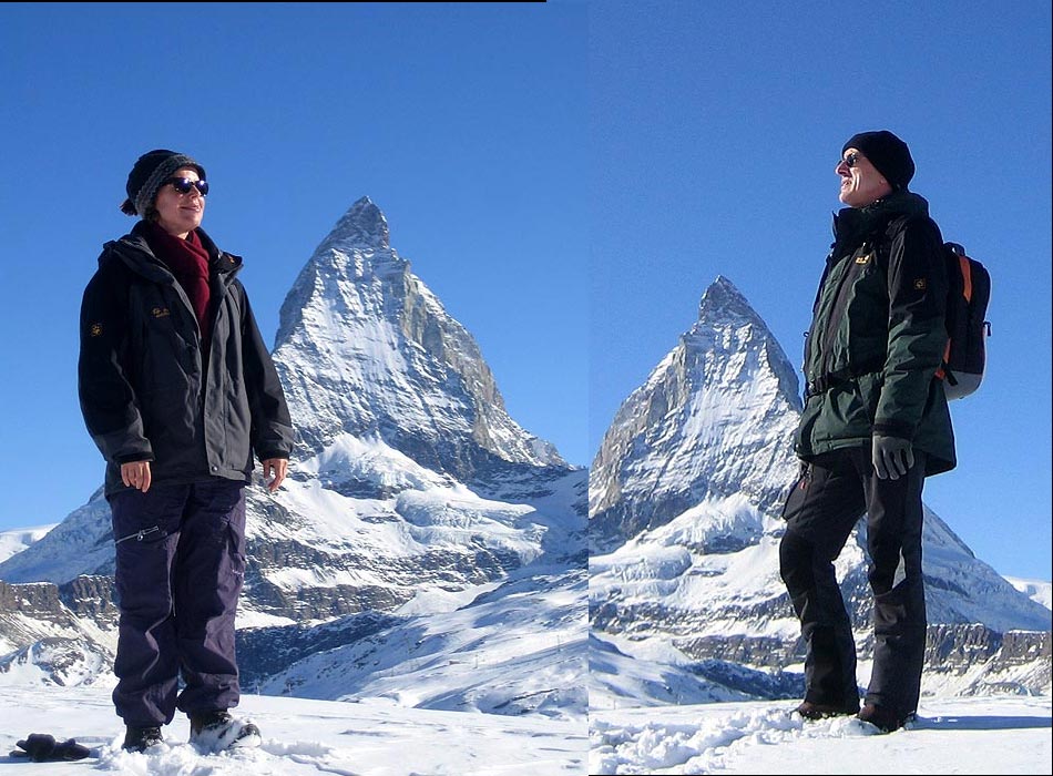 Regina und Bam am Matterhorn