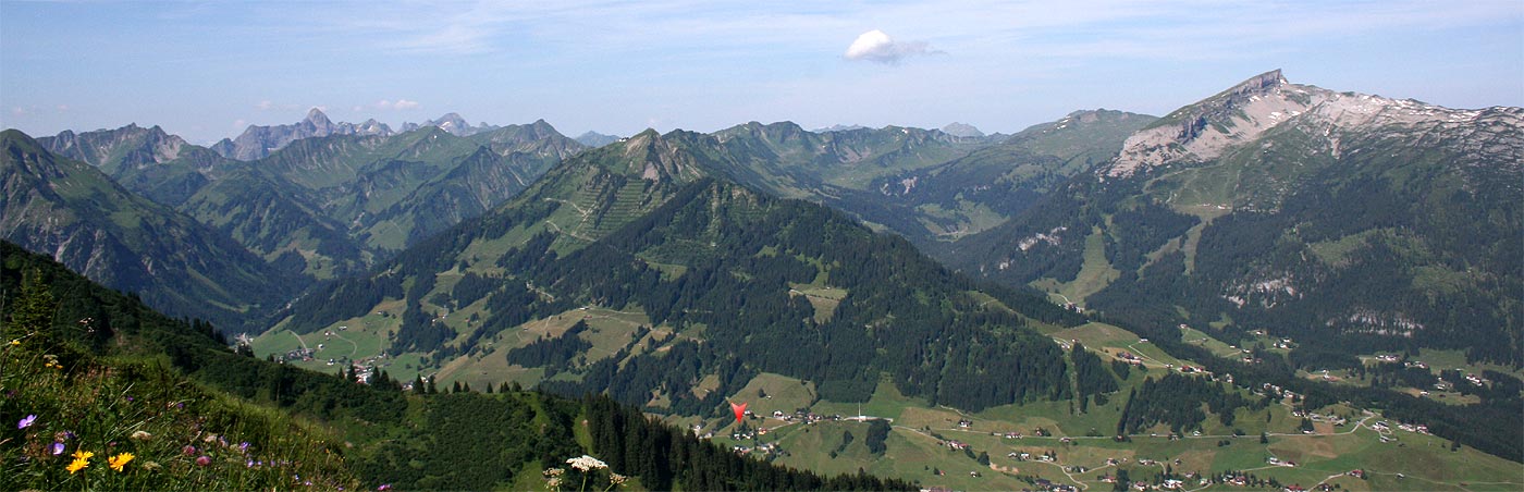 Blick von der Gehrenspitze