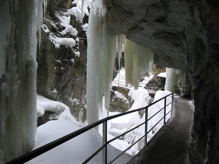 Breitachklamm im Winter