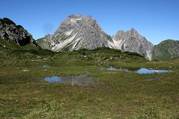 Blick zurück auf Sterzer Seele und Widderstein