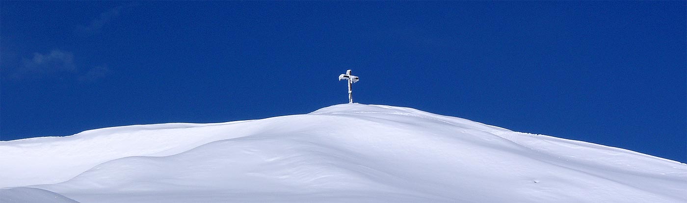 Schneeschuhwandern auf dem Gottesacker