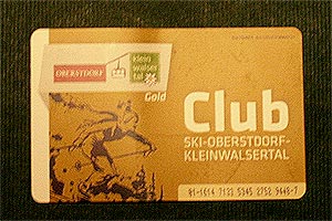 Skipass Kleinwalsertal und Oberstdorf