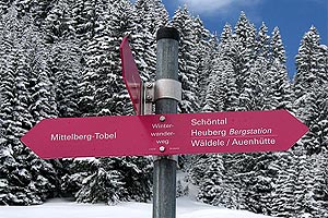 Winterwanderwege im Kleinwalsertal